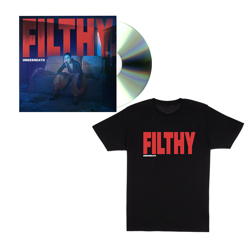 Filthy Underneath CD & T-Shirt
